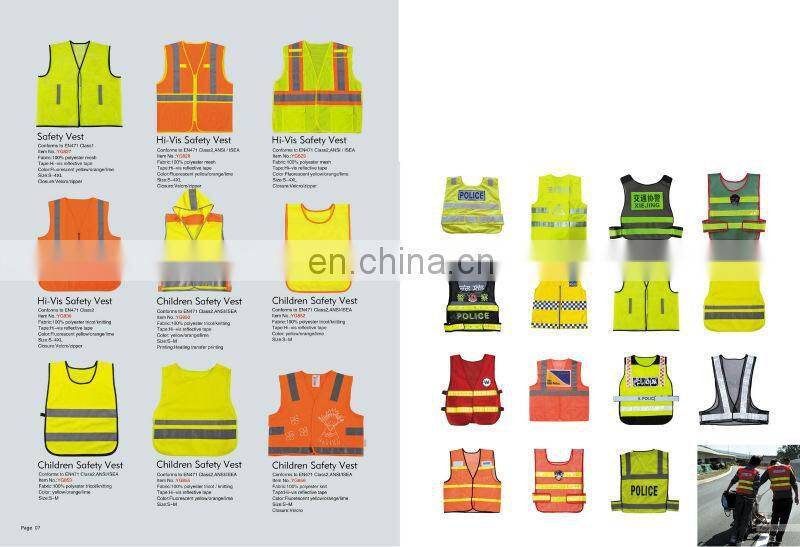 new design low price manufacture 120g polyester traffic safety vest /Reflective Safety vest
