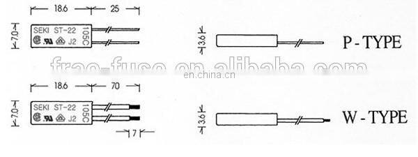 ST-22 85Degrees Bimetal Thermal Switch