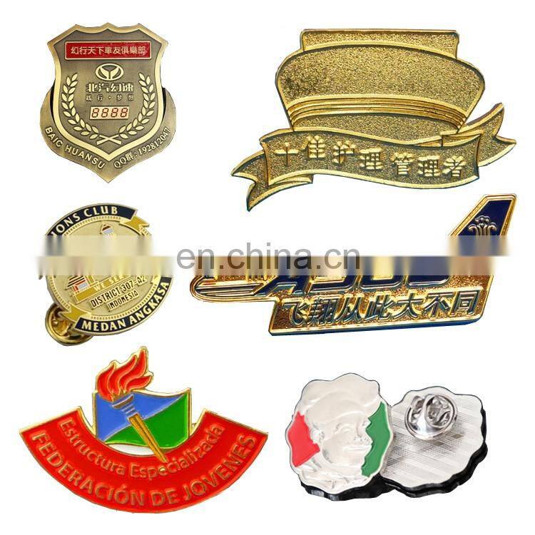 Birthday gift / anniversary gift, customized logo pin badge for souvenirs