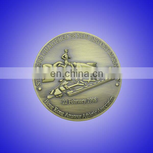 custom made brass bit coin