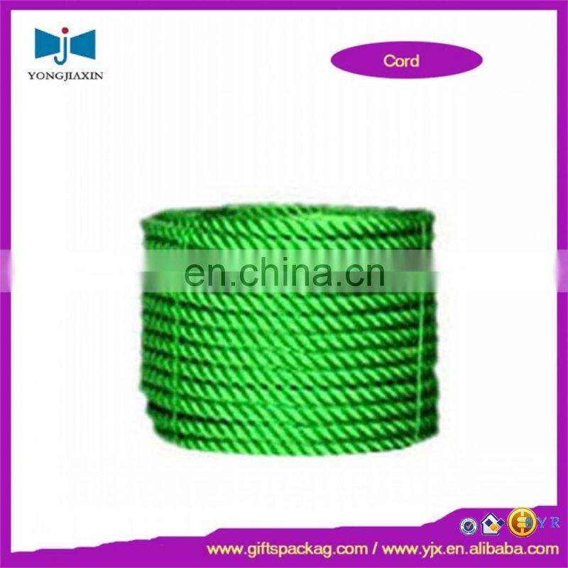 twisted cord 1mm-12mm 3 strand nylon,cotton,polyester twisted cord