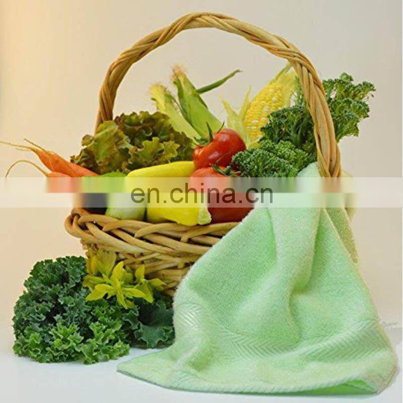 solid color custom cotton terry kitchen towel