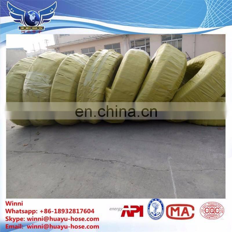 China Hebei Huayu factory sale API 7k four plies steel wire spiral rotary hose for oilfield