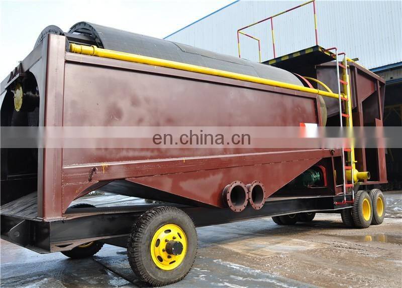 SINOLINKING Machine Gold Digger with Portable Alluvial Gold Trommel Wash Plant
