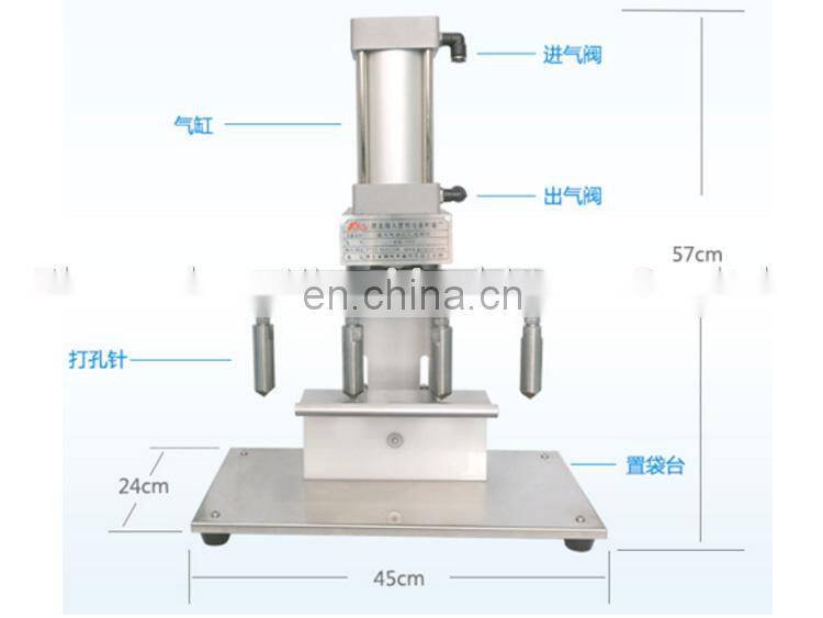 Mushroom growing bag punching / cultivation equipment , mushroom stick punching machine