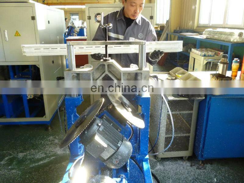PVC Plastic window door machine glazing bead saw