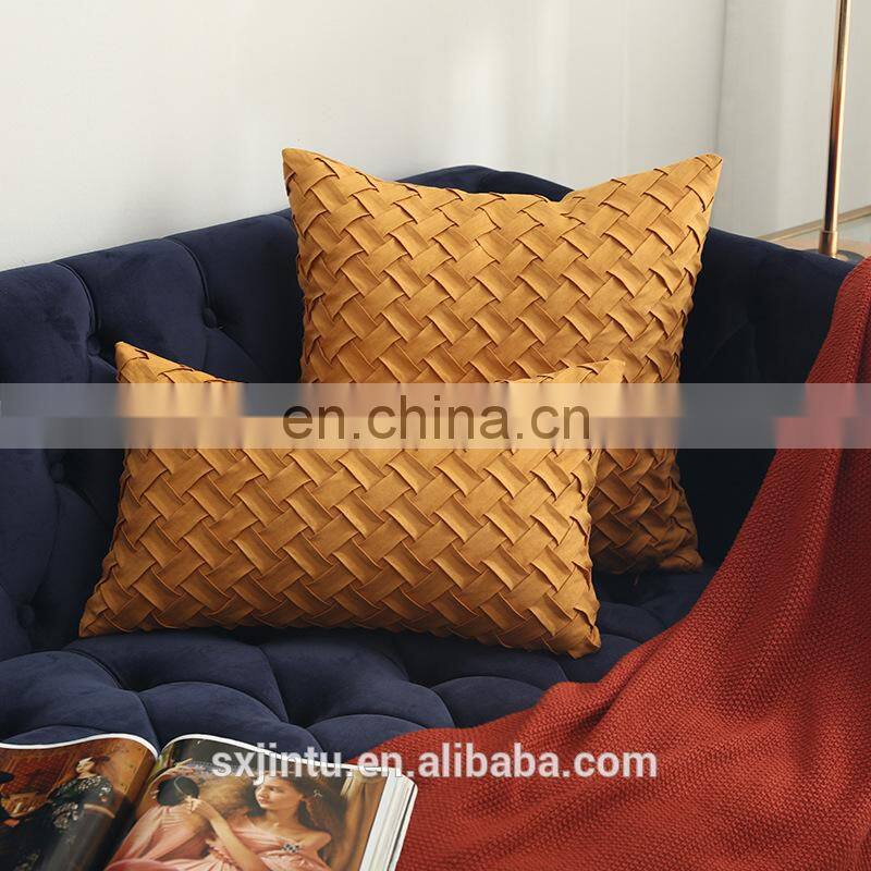 Home Decor Throw Pillow Covers Velvet Outdoor woven pillows 18 X 18