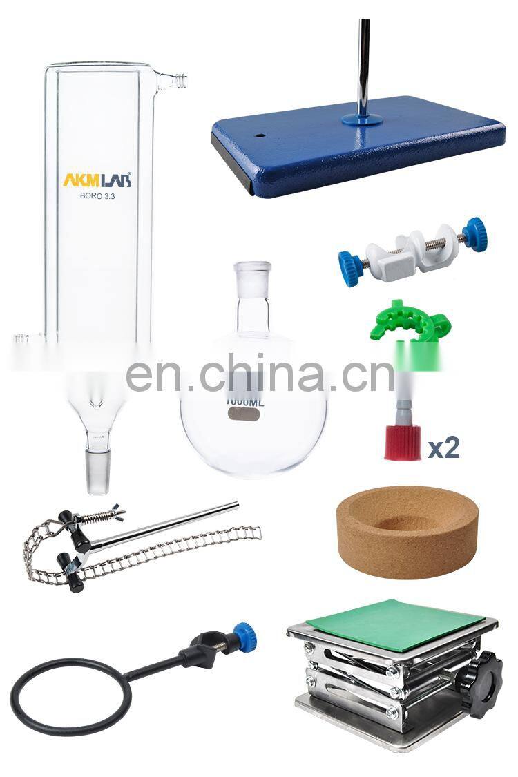 AKMLAB Glass Distillation Cold Trap For Vacuum Pump