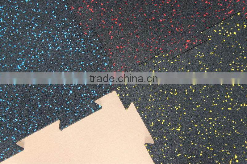 fitness rubber mat/colorful rubber matting/joining interlocking rubber mats