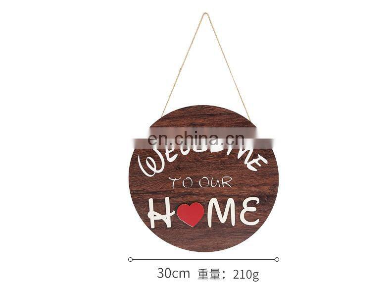 Wooden Welcome door sign, home festival decoration sign welcome wooden door sign
