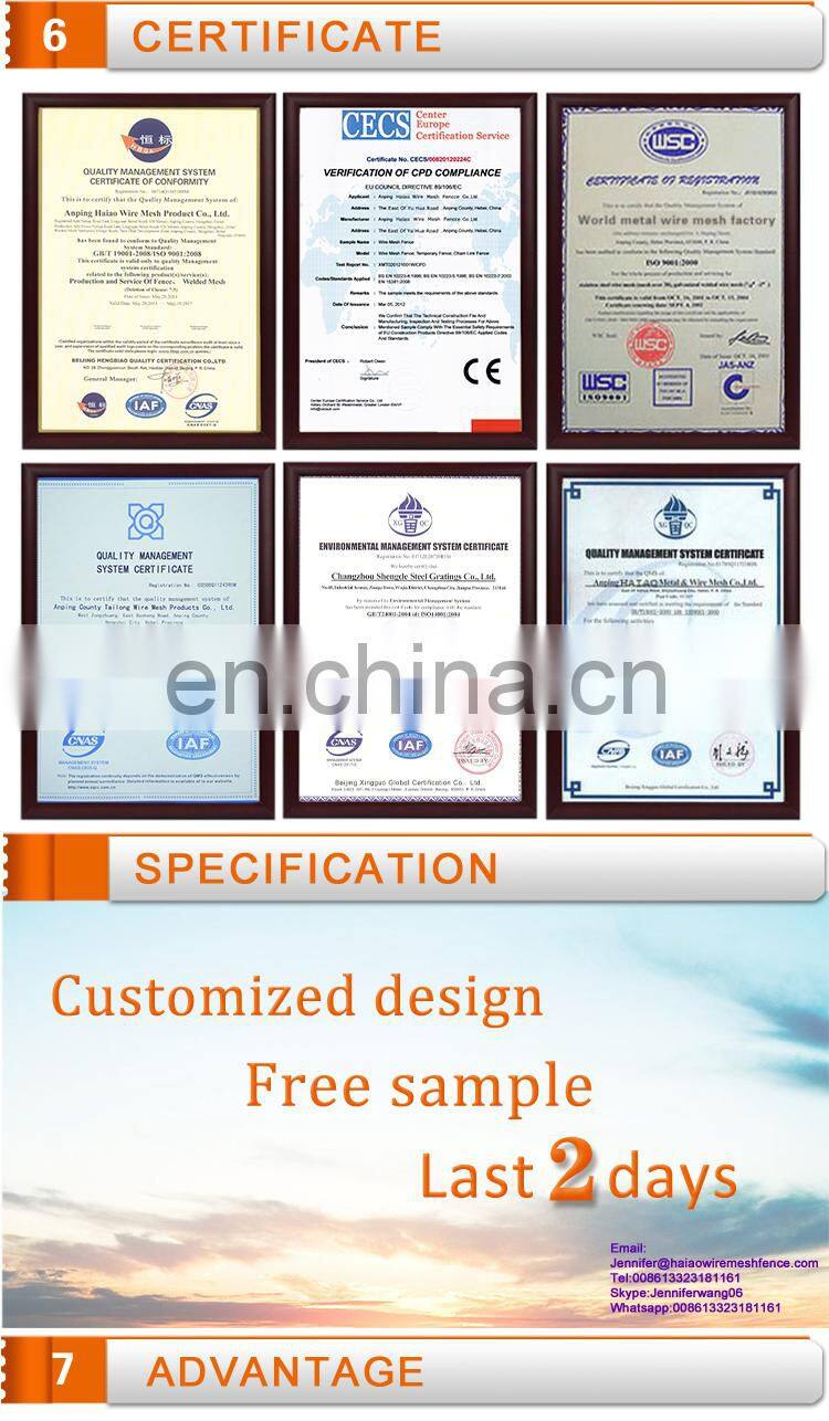 China Anping supplier used cheap galvanized steel wrought iron fence panels aluminium inground pool fence