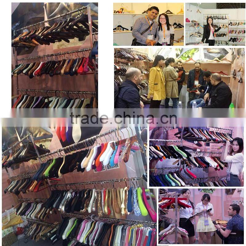 HA7035 same style top and bottom hanger rubber coated plstic hanger