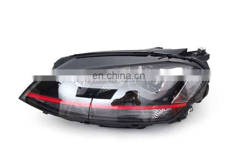 High Power Plastic Headlight Lamps For Volkswagen VW Golf 7 VII MK7 GTI Style