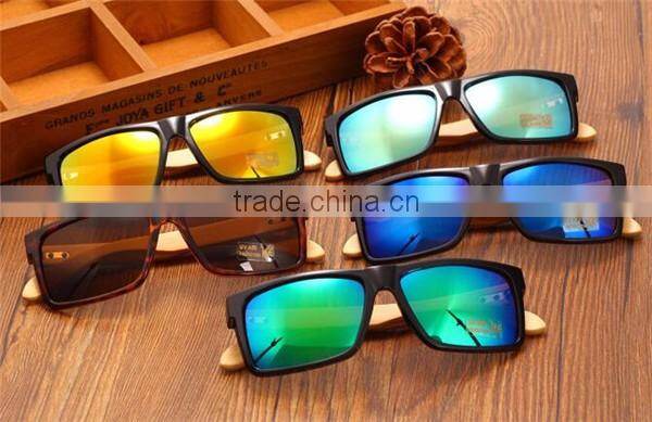 men tetro style comfortable natural wood arms sunglasses
