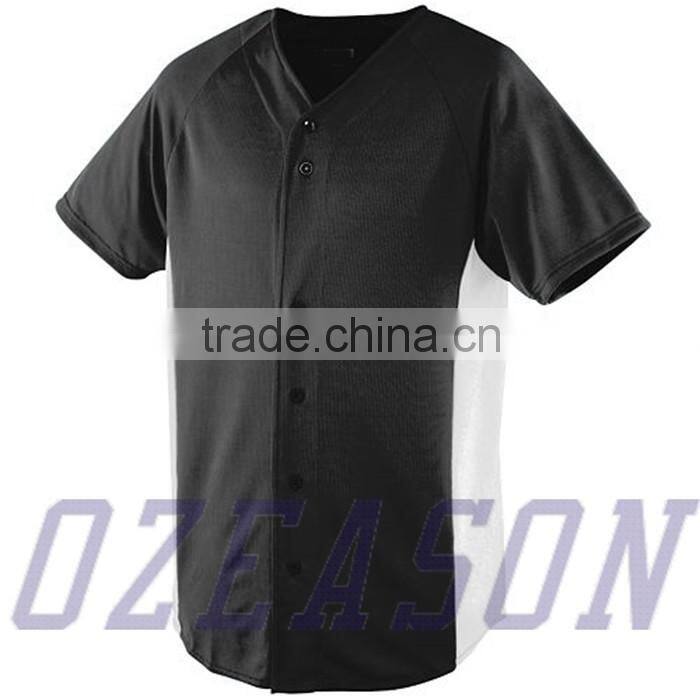 China Cheap Blank Baseball Jerseys,Fashion Plain Baseball Shirts