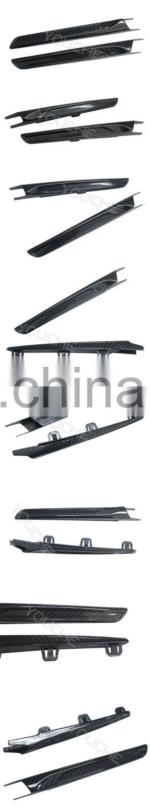 2 Pcs Carbon Fiber  Side Fender Cover Decoration Vent Fender for BMW M3 F80 & M4 F82 2014-2019