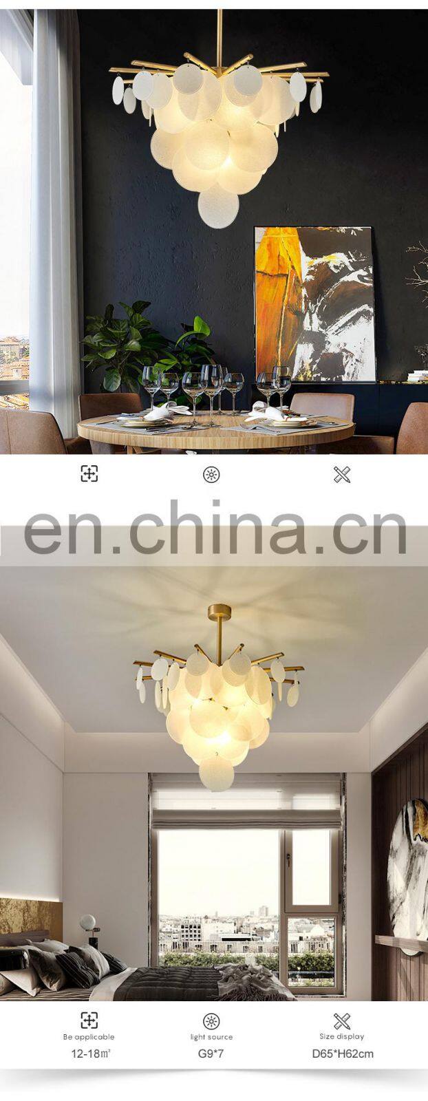 Wholesale Indoor Decoration Lighting Hotel Villa Cafe Modern Luxury Chandelier