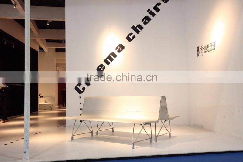 Spain design waiting chair airport chair H60D-3-V for public seating