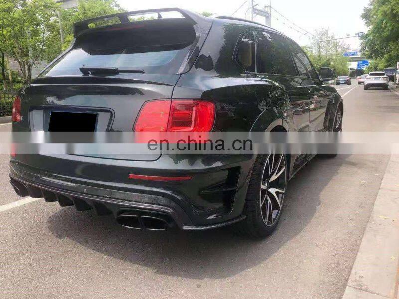 Runde Original Car 1:1 Customization Carbon Fiber Hood Side Skirts Front bumper Wheel Eyebrow For Bentley Bentayga Modifidy Mans