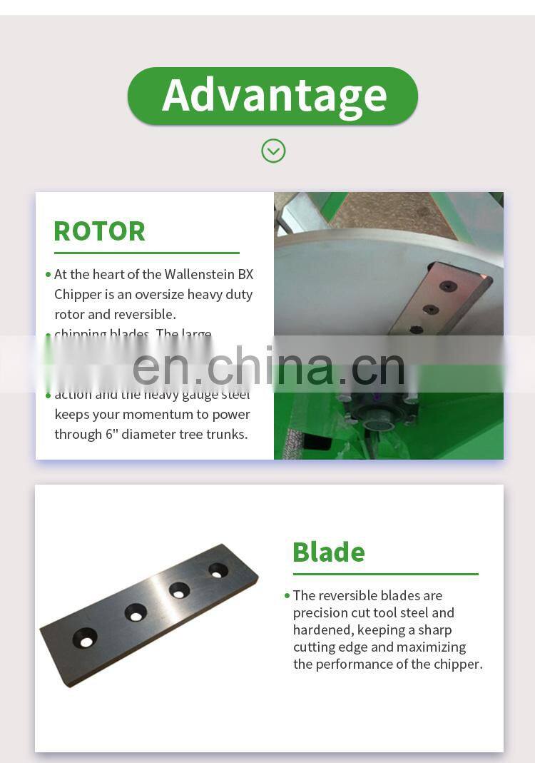 Big chipping capacity high efficiency BX62R BX92R, pto Log Timber Wood Branch Chipper Shredder