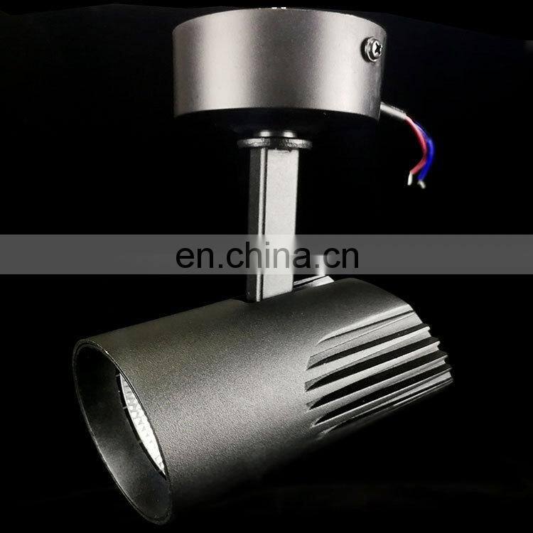 2022 New Design Commercial Black Adjustable Track Light Led Spot Light Used In Clothes Stores Widely Spotlights