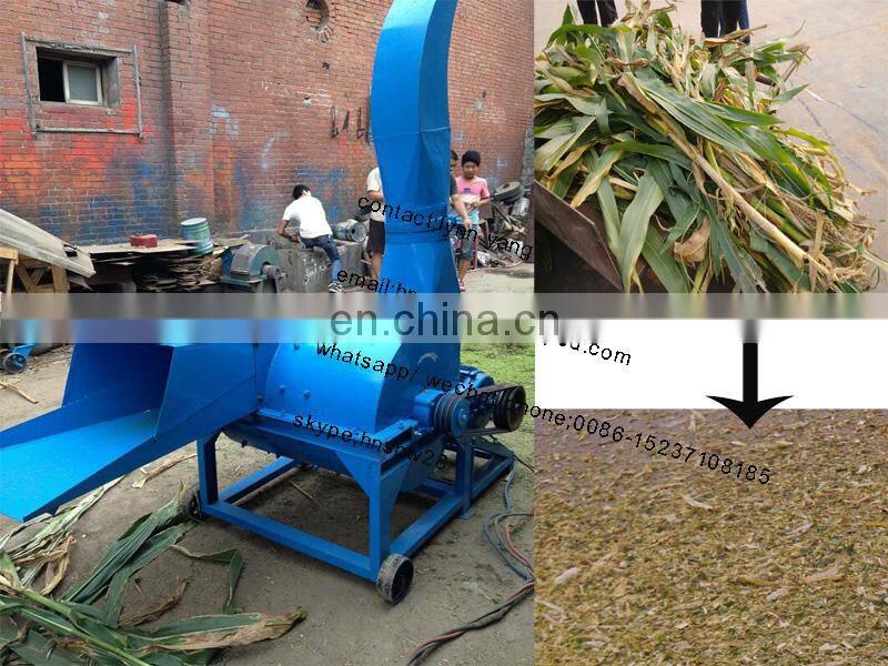 best factory price farm use manganese steel straw cutting machine hay / grass/ reed cutter machine