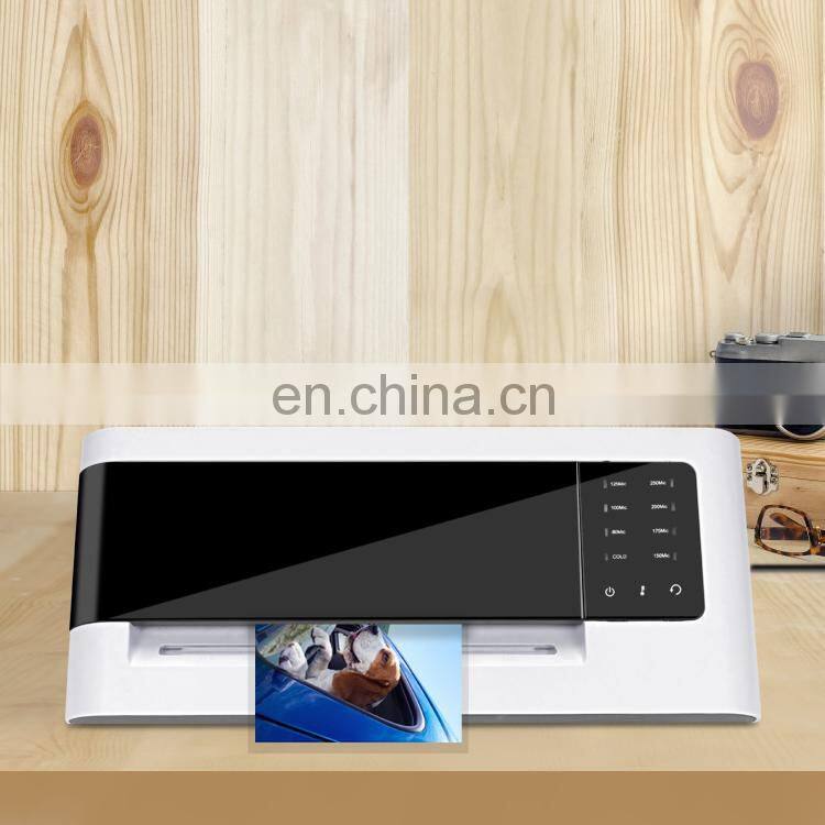 Factory Price Quartz Tube Automatic Cold Hot Plastic A4 Laminator 4 Rollers Quick Warming Up Fast Laminating Machine