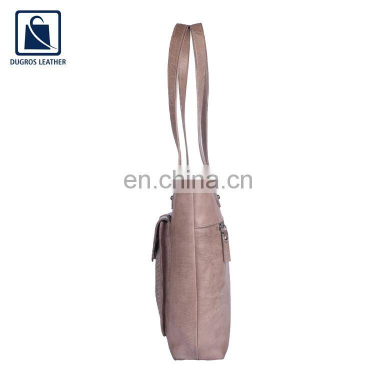 Wholesale Quantity Manufacturer of Trendy Design Stylish Fashion Designer Women Genuine Leather Handbag for Sale