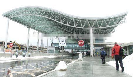 High quality steel car canopy with space frame