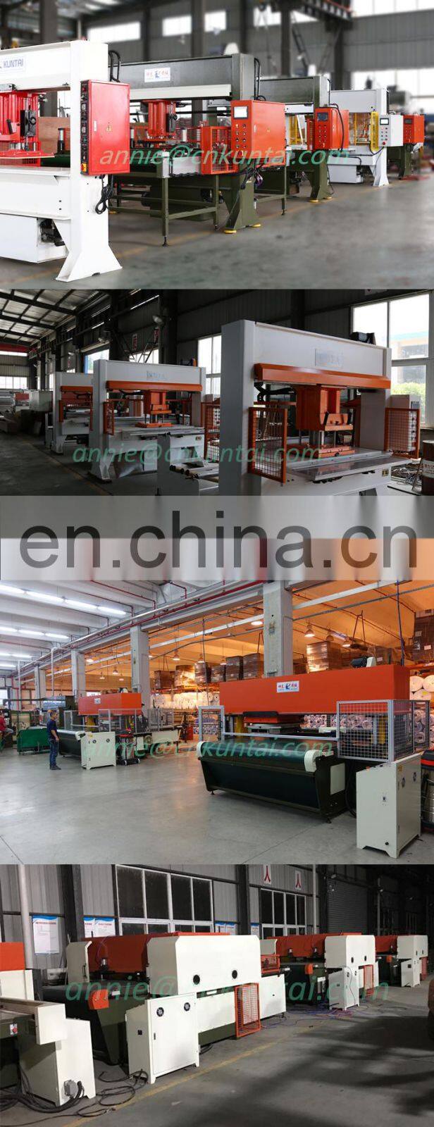 Camouflage fabric cutting machine