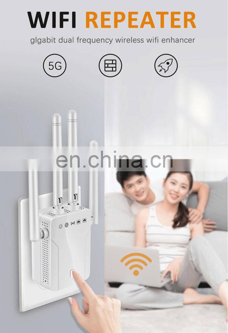 SDS1261 ALLINGE 300Mbps Through the Wall Repeater WiFi Repeater Signal Amplifier Routing Network Expansion Enhancer