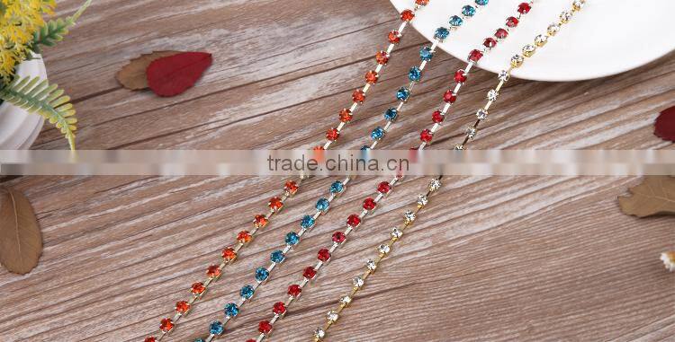 Wholesale Crystal AB Rhinestone Cup Chain