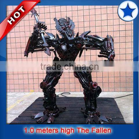 iron sculpture 1.0 meters high The Fallen bar cafe restaurant Iron decoration