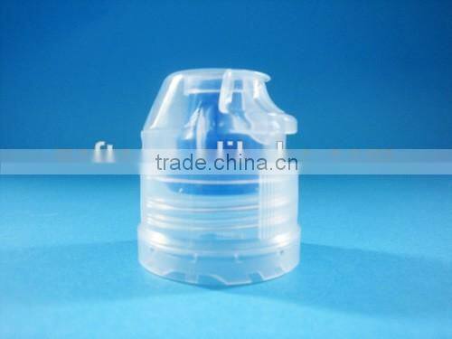 Plastic 28/1810 screw cap for miner water bottle/ hot sale plastic double temper-evident closure lid
