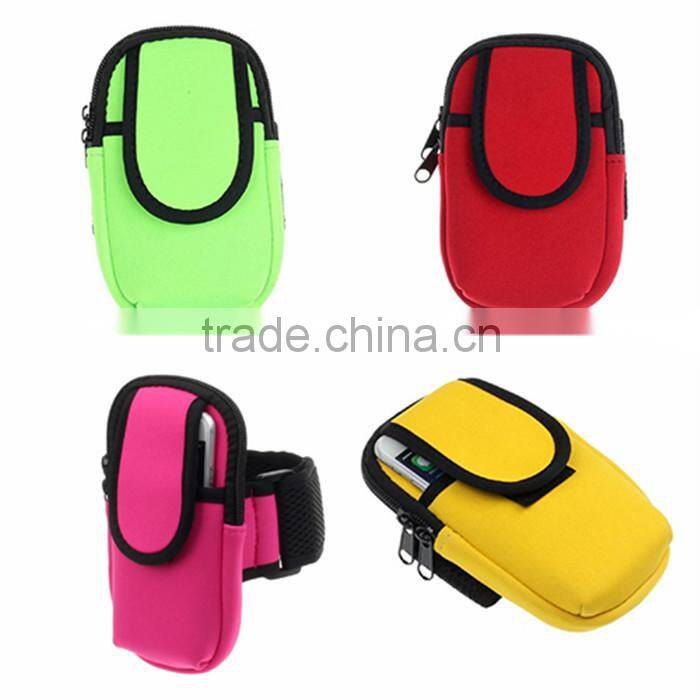 High quality neoprene mobile phone case cell phone pouch factory customize made