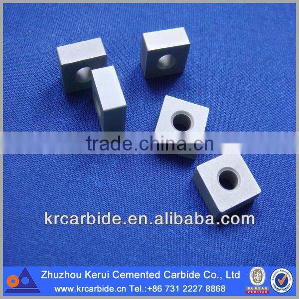 Pure tungsten carbide inserts Detailes for marble cutting