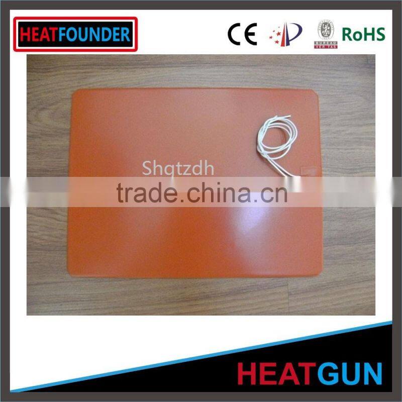 12v 110v Flexible Waterproof Silicone Rubber Heaters With Wire Wound Elements