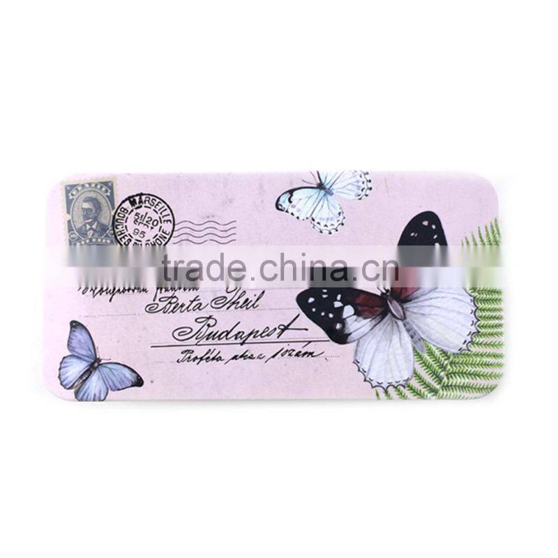 Dongguan factory metal stationary box/wholesale tin box/custom metal tin can