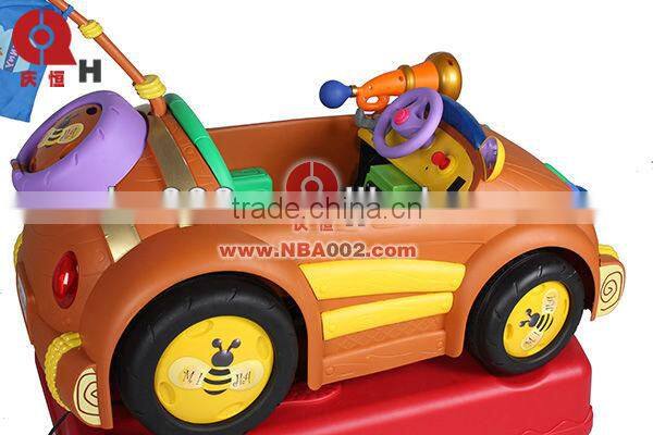 Lovely Orange Car Electric Kiddie Rides Red Blue QHRR13