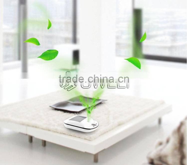 white color ozone portable aroma diffuser air purifier for car