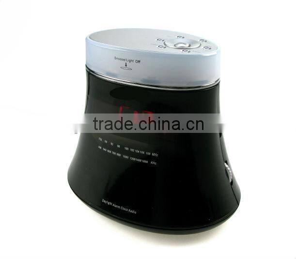 Deluxe Daylight Natural Sound AM FM Alarm Clock Radio