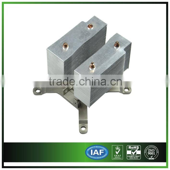 customized copper heat pipe heat sink heat exchanger for electronic equipment