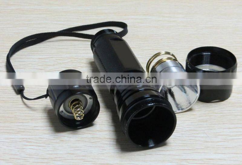 Professional Tail Press Aluminum 1 LED UV Black Light Torch