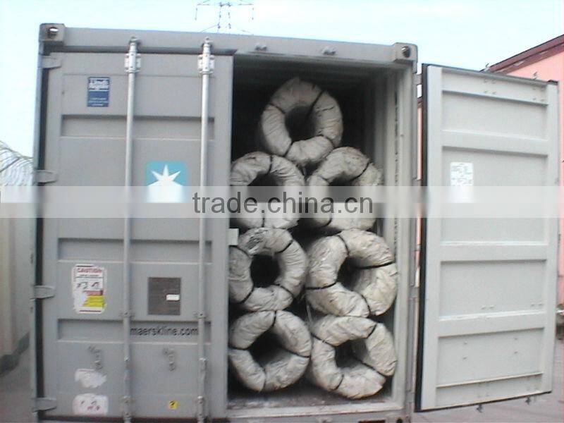 low price high tensile galvanized stainless steel razor barbed wire China manufacture