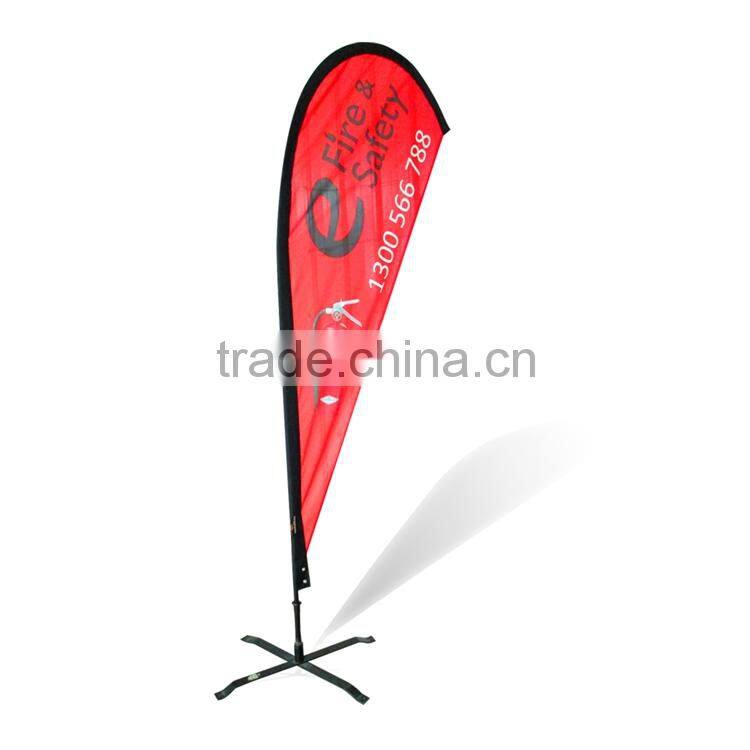 Good Quality Affordable Price Custom Printing Hair Salon Feather Flags