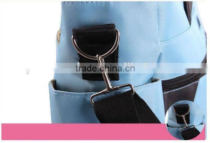 Wholesale tote one shoulder mommy baby diaper bag