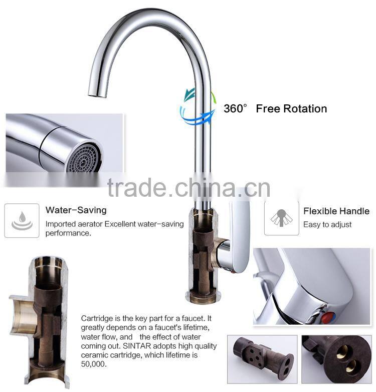 Hot Sale Antique Single Handle Kitchen Faucet Mixer Tap