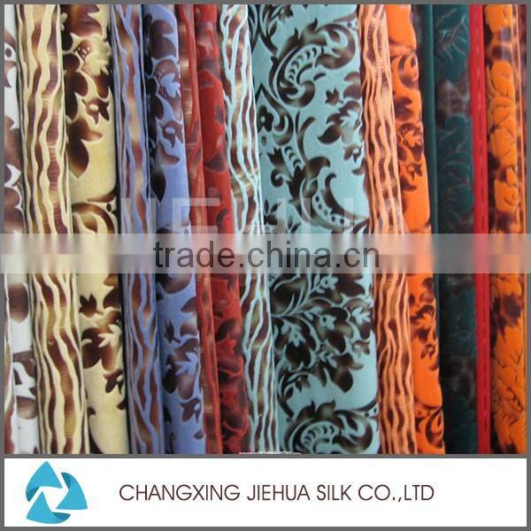 Hot stamping fabric made by hand, double faced fleece fabric