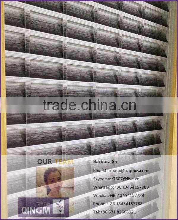 QINGM Latest home decor window fabric of gradiente wellman blinds shangri la roller blinds