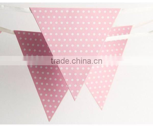 Chevron Paper Flag,birthday party flag,children's day party banner all for Kids